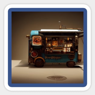 Steampunk Tokyo Ramen Food Truck Sticker